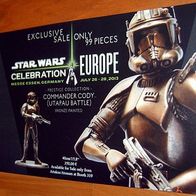 Star Wars Commander CODY Bronze Celebration Europe Germany Essen 2013 Attakus FLYER !