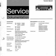 Philips Serviceunterlagen für Autoradio 22 RN 681-85 von 1970