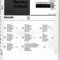 Philips Serviceunterlagen Transistorradio-Wecker- 1961 - 22RB292 und mehr