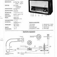 Philips Serviceunterlagen Röhrenradio (1960) Typ: Uranus 503 ( B5D03A)