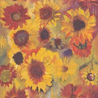 1 Serviette - Sonnenblumen