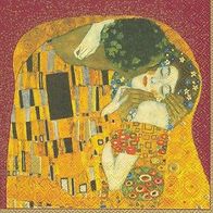 1 Serviette - Gustav Klimt - der Kuss
