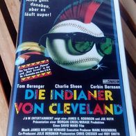 Die Indianer von Cleveland (VHS) - Charlie Sheen u.a.