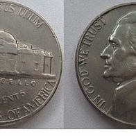 USA, Vereinigte Staaten 5 Cent 1970 "D" ## Kof6