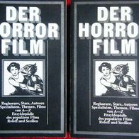 Der Horrorfilm-Enzyklopädie in 2 Büchern von A-Z 1977.. selten !!