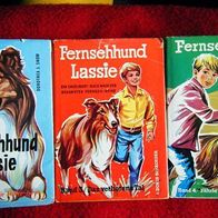 Fernsehhund-Lassie-Buch 2,3,4 von 1960, . guter Zustand..