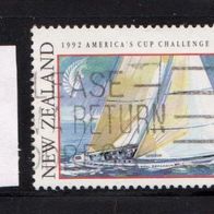 Neuseeland Mi. Nr. 1211 Segelregatta um den America`s Cup: Segelyachten o <