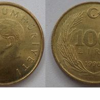 Türkei 100 Lira 1990 ## Kof6