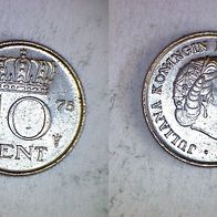 Niederlande 10 Cent 1975 (1701)