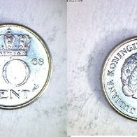 Niederlande 10 Cent 1968 (1705)