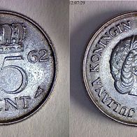 Niederlande 25 Cent 1962 (1759)