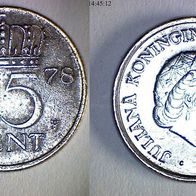 Niederlande 25 Cent 1978 (1760)