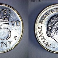 Niederlande 25 Cent 1970 (1763)