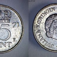 Niederlande 25 Cent 1971 (1764)