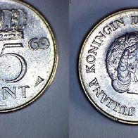 Niederlande 25 Cent 1969 (1768)