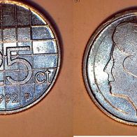 Niederlande 25 Cent 1992 (1779)