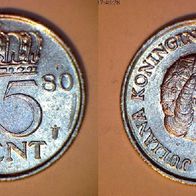 Niederlande 25 Cent 1980 (1781)