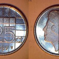 Niederlande 25 Cent 1989 (1788)