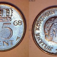 Niederlande 25 Cent 1968 (1808)