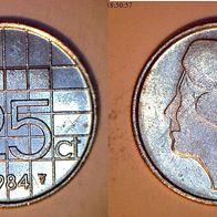 Niederlande 25 Cent 1984 (1809)