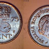 Niederlande 25 Cent 1975 (1822)