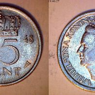 Niederlande 25 Cent 1948 (1830)