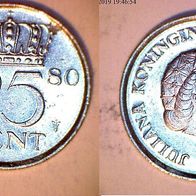 Niederlande 25 Cent 1980 (1831)