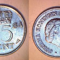 Niederlande 25 Cent 1964 (1839)