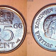 Niederlande 25 Cent 1966 (1846)