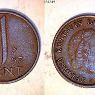 Niederlande 1 Cent 1957 (1870)