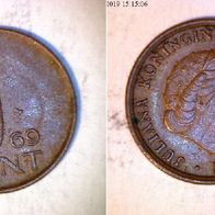Niederlande 1 Cent 1969 (1874)