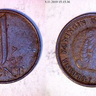 Niederlande 1 Cent 1967 (1875)