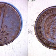 Niederlande 1 Cent 1967 (1876)