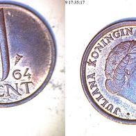 Niederlande 1 Cent 1964 (1902)