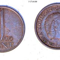 Niederlande 1 Cent 1966 (1919)