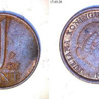 Niederlande 1 Cent 1967 (1921)