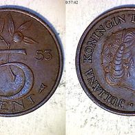 Niederlande 5 Cent 1953 (1944)