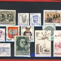 Polen Lot Marken gest. lesen Lot P.225