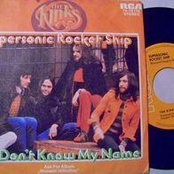The Kinks - 7" Supersonic rocket ship/ Do you know my name ? - Topzustand !