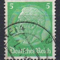 D. Reich 1933, Mi. Nr. 0515 / 515, Hindenburg Medaillon WZ 4, gestempelt #00202