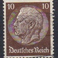 D. Reich 1933, Mi. Nr. 0518 / 518, Hindenburg Medaillon WZ 4, gestempelt #00210