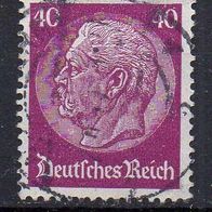 D. Reich 1933, Mi. Nr. 0524 / 524, Hindenburg Medaillon WZ 4, gestempelt #00226