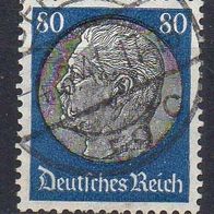D. Reich 1933, Mi. Nr. 0527 / 527, Hindenburg Medaillon WZ 4, gestempelt #00232