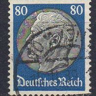 D. Reich 1933, Mi. Nr. 0527 / 527, Hindenburg Medaillon WZ 4, gestempelt #00233