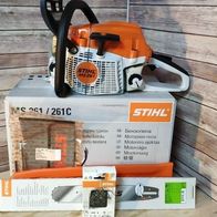 NEU STIHL MS 261 Kettensäge Motorsäge mit 40 cm 1x Schwert 2x Ketten