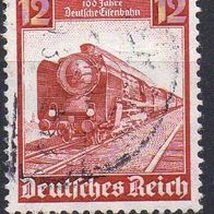 D. Reich 1935, Mi. Nr. 0581 / 581, Deutsche Eisenbahn, gestempelt #00288