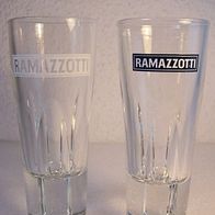 Vier Ramazzotti Gläser, Milano Design