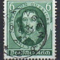 D. Reich 1936, Mi. Nr. 0608 / 608, Otto von Guericke, gestempelt #00323
