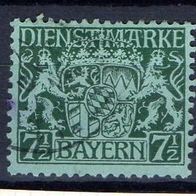 Bayern Dienstmarken gestempelt Michel Nr. 18