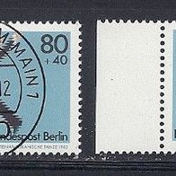Berlin 1983, MiNr: 698 - 699 vom Seitenrand sauber gestempelt
